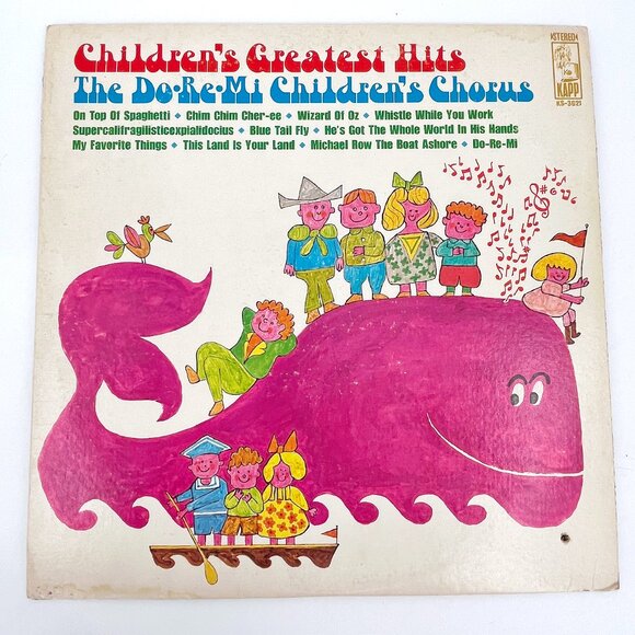 The Do Re Mi Children's Chorus Children's Greatest Hits Vintage Vinyl LP KS-3621 - Picture 1 of 7